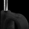 64680 Cable clamp 7 mm black box of 100 pcs