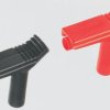 Adapter do złącz pomiarowych, rodzaj: Złącze męskie na żeńskie, wtyk: 4mm, gniazdo: 4mm, 20A, Czerwony/czarny, 1kV