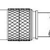 1.0/2.3 plug 50 Ω, LMR-240 FR, crimp connection, straight, 1460010-1