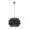 Lampa wisząca nowoczesna z czarnej tkaniny CALISTO 4999 1xE27 TK Lighting