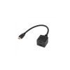 Rozgałężnik HDMI 1wt-2xgn.na kablu 30cm / ZLA0791