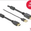 85967 HDMI to DisplayPort 1.2 plug, 4K@30Hz, 7 m