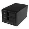 StarTech.com S352BU33RER USB 3.0 / eSATA Dual-Bay Trayless 3.5” SATA III HDD Enc