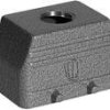 Housing, size 4, die-cast aluminum, PG16, straight/angled, clip locking, IP65, 1-1102267-6