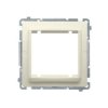 SIMON BASIC Adapter (przejściówka) na osprzęt standardu 45 × 45 mm beż BMA45M/12 KONTAKT SIMON