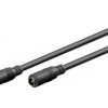 Kabel przedłużający DC, 1,5 m, czarny z wtyczkami DC 5,5 x 2,1 mm