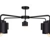 Lampa sufitowa nowoczesna 5xE27 SIMPLY BLACK
