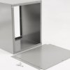 Steel enclosure, (L x W x H) 254 x 178 x 203 mm, gray (RAL 7046), IP32, 1415F