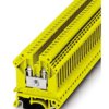 Blok zacisków przelotowych Phoenix Contact 0719126 poziomy: 1 UK3 N YE Żółty raster: 5.2 mm 800V 0.2mm², 4 mm² Śruba
