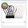 Quadrios 25CA577 Magnetic cable tie Black White 10 pcs