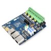 Waveshare Dual ETH Quad RS485 Base Board (B) for Raspberry Pi Compute Module 4, Gigabit Ethernet, 4CH Isolated RS485