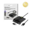 Inteligentny Czytnik Chipowych Kart ID QOLTEC SCR-0634 USB, Adapter USB-C