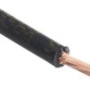 Przewód jednożyłowy linkowy, 2491B, 2.5 mm², 50/0,25 mm, 13 AWG, Bezhalogenowe, 750 V, Czarny, dł. 100m, RS PRO