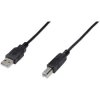 Digitus AK-300105-018-S USB 2.0 Connection Cable Type A to B M/M 1.8m Black