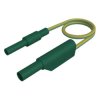 SKS Hirschmann 934043188 Safety Test Lead 4mm jack/plug Yellow-green