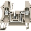 Component terminal block, screw connection, 0.5-4.0 mm², 2 pole, 32 A, 4 kV, dark beige, 1036000000