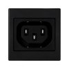 Simon Connect Pokrywa K45 gniazdo IEC320 230V żeńskie (C13) czarny K306A/14