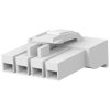 Plug housing, 4 pole, pitch 3.96 mm, straight, natural, 178481-1