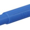 4 mm plug, crimp connection, 2.5 mm², CAT II/CAT III, blue, 66.2046-23