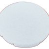 Button plate, round, white, for pushbutton, 216422