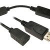 Adapter HDMI Męskie DisplayPort (1) na Żeńskie HDMI (1)