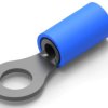 Insulated ring cable lug, 1.04-2.62 mm², AWG 16 to 14, 5 mm, blue, 36160