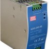 ZASILACZ IMPULSOWY NA SZYNĘ DIN MEAN WELL NDR-240-48 48V/240W/5A