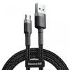 Kabel Baseus cafule CAMKLF-BG1 (USB M - Micro USB M 1m kolor szaro-czarny)