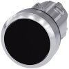 Siemens 3SU10500AB100AA0 SIRIUS ACT pushbutton 22mm round metal black