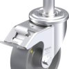 Blickle 936891 LEZ-PO 100G-FI-ELS Rolka obrotowa z blachy stalowej Średnica koła: 100 mm Maksymalne obciążenie: 150 kg 1