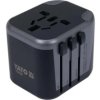 ADAPTER PODRÓŻNY UNIW. 2XUSB 12W