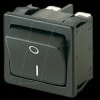 01802.1108-02 Rocker switch, 2-pin, OFF, black, I-O