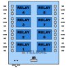 Moduł przekaźnik x8 + pilot IR 5V 230VAC/10A