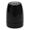 Porcelanowa oprawka wisząca E27 czarna Ceramic Loft