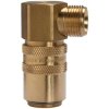 Temperature control coupling, L 54 mm, 15 bar, brass, for hose, 107964