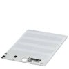 Oznacznik na przewody Phoenix Contact US-WML 14 (25X19) 0800473, montaż: przyklejanie, 25 x 19 mm, etykiety na arkuszu: