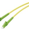 kabel LAN, do światłowodów Vivanco 45712, 1 szt., światłowodowe, LC, 3 m, żółty neonowy, zielony neonowy