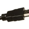 Kabel połączeniowy HDMI Highspeed 1.4 z Eth. GOLD Typ HDMI A/HDMI A, M/M czarny 5m AK-330107-050-S
