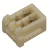 Socket header, 4 pole, pitch 1 mm, straight, natural, 04SR-3S