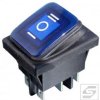 Przełącznik hermetyczny KCD5B-230V 16A/250VAC;ON-OFF-ON;3poz.niebieski