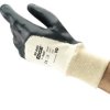 Rękawice robocze rozmiar: 9 materiał: Bawełna zastosowanie: Odporność na działanie olejów