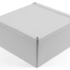 ABS enclosure, (L x W x H) 180 x 180 x 90 mm, light gray (RAL 7035), IP66, 1555WAGY