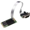 Karta szeregowa, D-sub, 9-pinowy, l. portów: 1, magistrala: Mini PCI Express