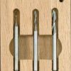 27116 Solid carbide end mill cutter set, 3 pcs. (1 - 2 - 3 mm)