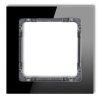 DECO Ramka pojedyncza - efekt szkła (ramka: czarna spód: grafitowy) czarny 12-11-DRS-1