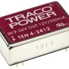Konwerter DC/DC TEN 4, Uwe 36V dc, Uwe 9V, Uwy 12 V dc, TRACOPOWER 330 mA 4 W -40 °C 75 °C Otwór przelotowy