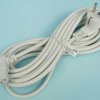 KABEL C13->WT.SIEC. 5,00mb KĄT.BIAŁY