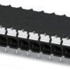 PCB terminal, 2 pole, pitch 3.5 mm, AWG 24-16, 13.5 A, spring-clamp connection, black, 1822752