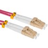 Patchcord światłowodowy LC-LC MM OM4 duplex - 1m