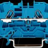 2004-1204 2-conductor feed-through terminal, 32 A 0.5 - 4.0 mm² blue